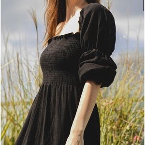 NOTHING FITS BUT- black dress